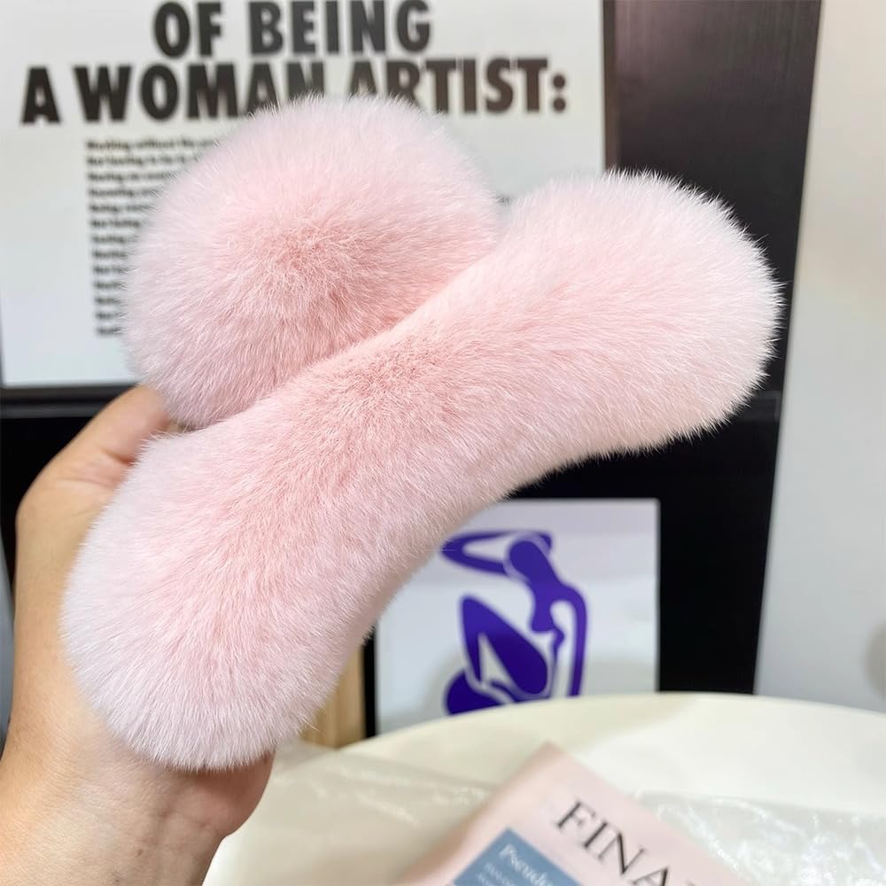 Faux Fur Charm Clips